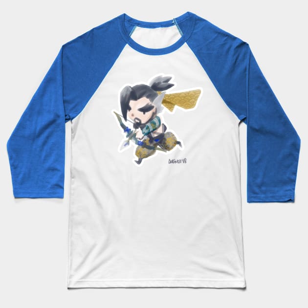 Chibi Hanzo Baseball T-Shirt by August